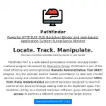 Pathfinder RAT is a web-based surveillance monitor and app binder malware program