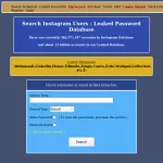 Search Breached Database-Leaked Password Database-Hacked Emails-Combo Market-Search Instagram Users