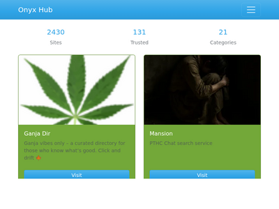 Onyx Hub – Premier Darknet Directory with Scam Detection & Trust Metrics