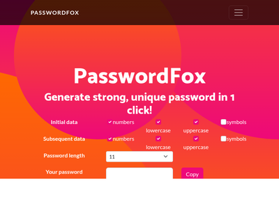 PasswordFox